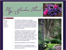 Tablet Screenshot of mygardenfloral.com